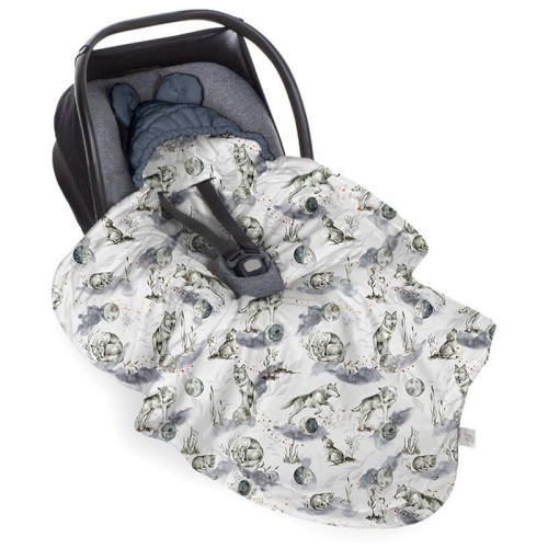 babysteps kocyk do fotelika wolf moonlighr shadow