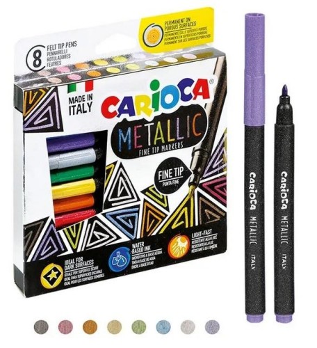 flamastry metaliczne carioca