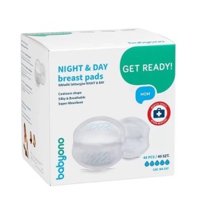 Wkładki laktacyjne Day & Night 40 sztuk, Babyono