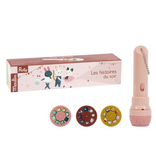 moulin roty latarka projektor po deszczu