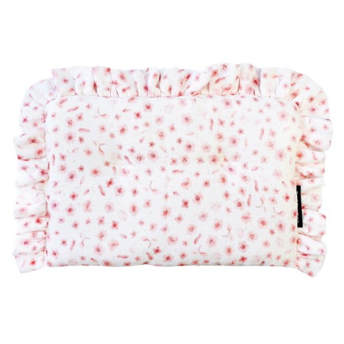 lullalove muślinowa poduszeczka kwiaty róż