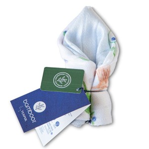 Pieluszka bambusowa 2-pack Leśna Przygoda 30x30, Bamboo Line Texpol