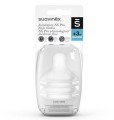 suavinex smoczki do butelek sx pro o średnim przepływie 3m+