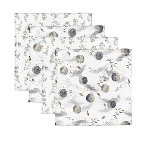 babysteps 4-pack pieluszek eucaliptus moonlight