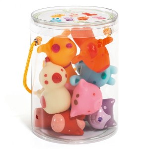 Gumowe zwierzątka z farmy Tropo-Farm, Djeco