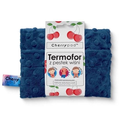 cherrypad termofor minky granatowy