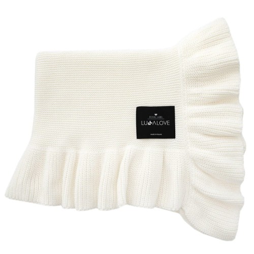 lullalove koc z falbanką kokos