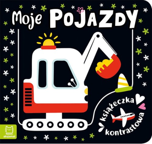 moje pojazdy książeczka kontrastowa
