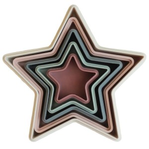 Piramidka sensoryczna Gwiazdka Nesting Star, Mushie