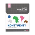 różowa wieża karty kontynenty