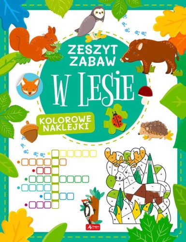 zeszyt zabaw w lesie