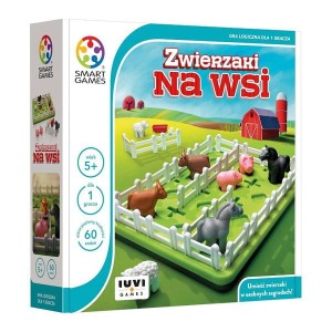 Gra planszowa Zwierzaki na Wsi 5+, Smart Games