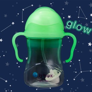 Bidon z obciążoną słomką Glow In The Dark świecący w ciemności, B.box