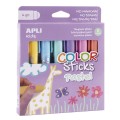 apli kids farby w kredce pastelowe