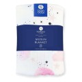 bamboo line otulacz bambusowy sky pink texpol