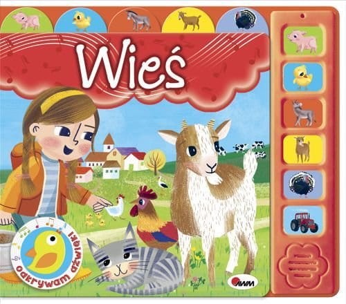 książka dźwiękowa odkrywam dźwięki wieś
