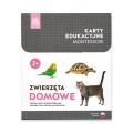 różowa wieża karty montessori zwierzęta domowe