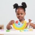 drewniana tęcza montessori