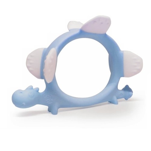 smily mia gryzak dinozaur light blue