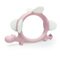 smily mia gryzak dinozaur light pink