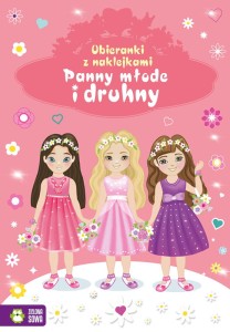 Ubieranki z naklejkami - Panny Młode i Druhny, Zielona Sowa