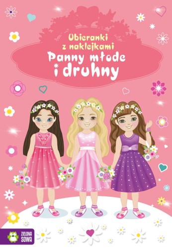 ubieranki z naklejkami panny młodei druhny