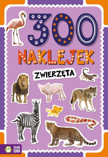 300 naklejek zwierzęta