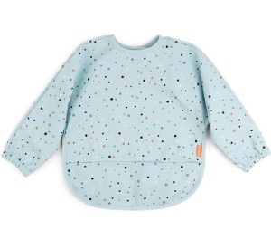 Śliniak z rękawami Confetti Blue 6m+, Done By Deer