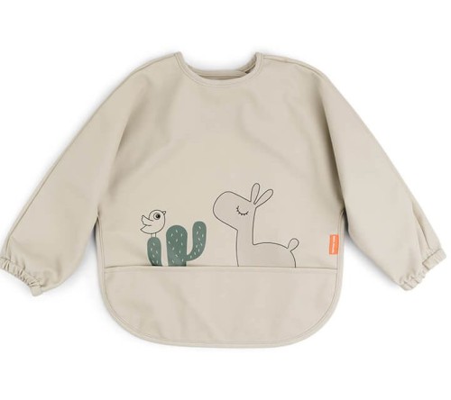 Done by deer śliniak z rękawami lalee sand