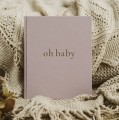 Mommy planner pamiętnik dziecka oh baby powder pink