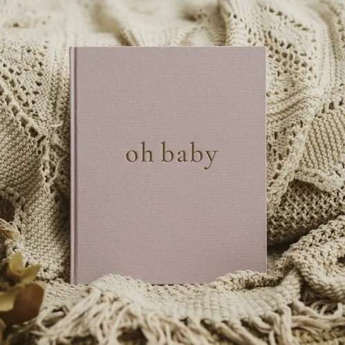 Mommy planner pamiętnik dziecka oh baby powder pink