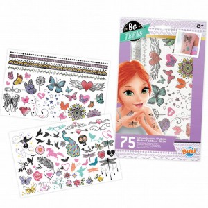 Tatuaże brokatowe dla dziewczynek, Buki