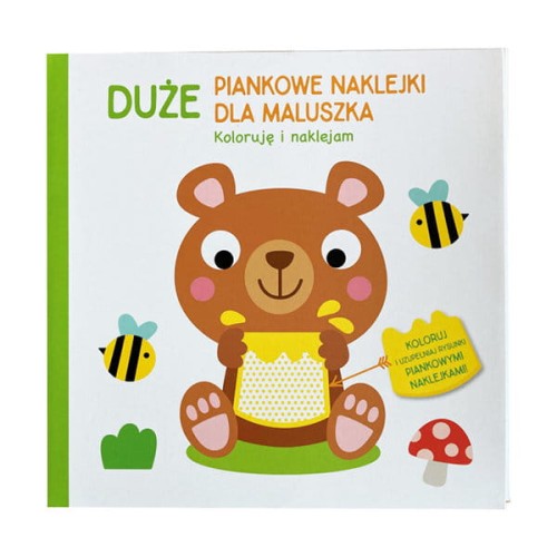 duże piankowe naklejki dla maluszka miś