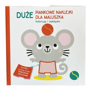 Duże piankowe naklejki dla maluszka - Myszka