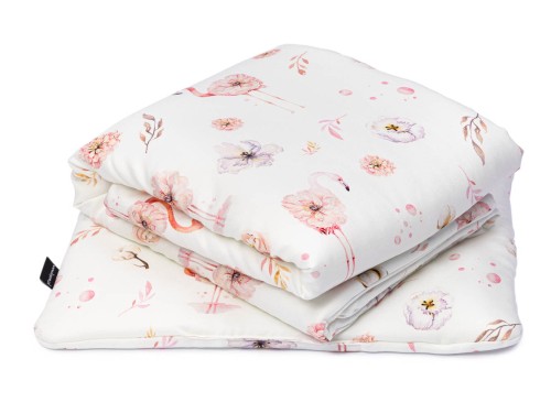 Lepre komplet pościeli bambusowej z wypełnieniem flamingi