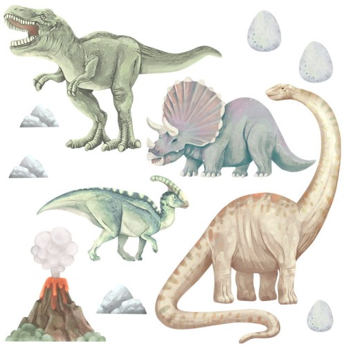 naklejki na ścianę dinozaury