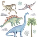 naklejki dinozaury II pastelowe love