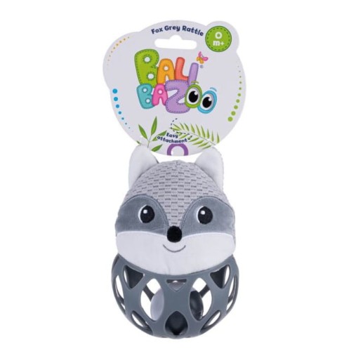 balibazoo lis szary grzechotka piłka