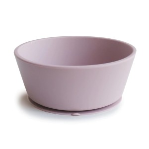 Miseczka silikonowa z przyssawką Soft Lilac, Mushie