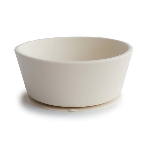 mushie miseczka silikonowa Ivory