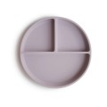 mushie talerzyk silikonowy soft lilac