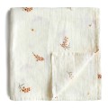 mushie otulacz muśłinowy flowers