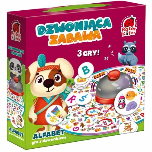 gra z dzwonkiem alfabet