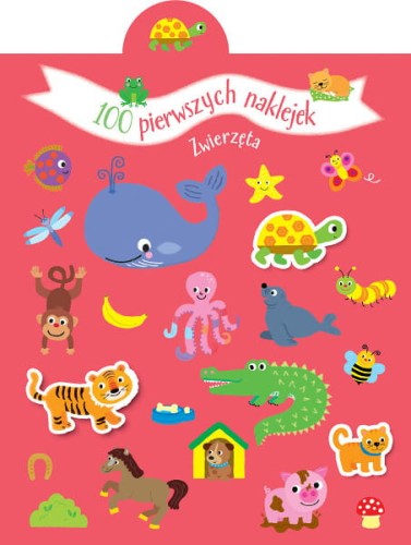 100 pierwszych naklejek zwierzeta