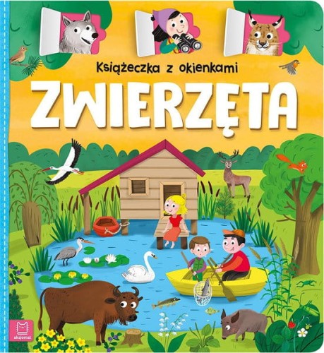 książeczka z okienkami zwierzęta