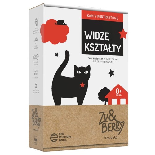 Zuberry karty kontrastowe widzę kształty