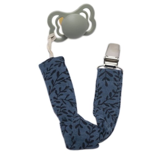 pom pom zawieszka do smoczka boho leaf jeans