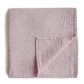 mushie otulacz z bawełny organicznej soft mauve