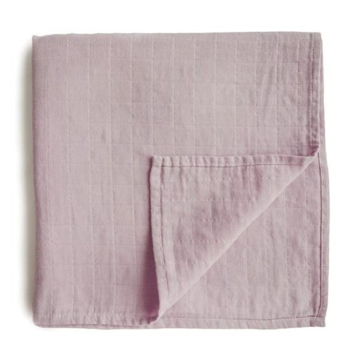 mushie otulacz z bawełny organicznej soft mauve