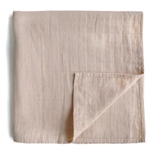 mushie otulacz z bawełny organicznej blush